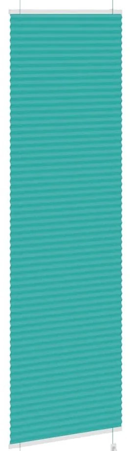 Plissado Cego Gasolina verde 55x200 cm Largura Tecido 54,4 cm