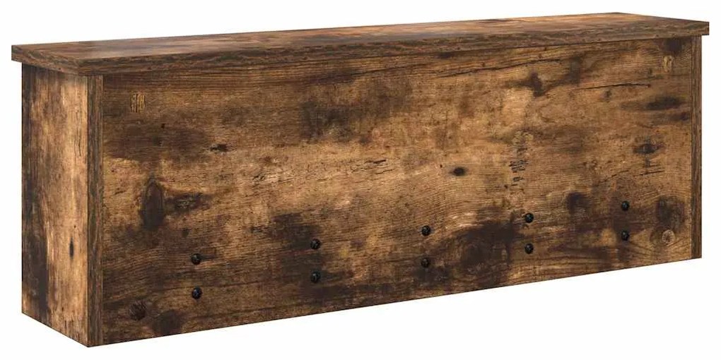 Cabideiro de Parede Carvalho fumado 75 x 16 x 26 cm