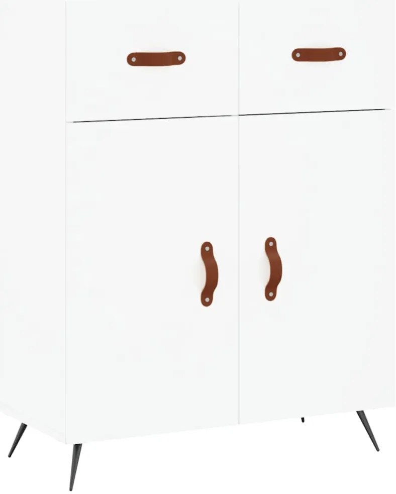 Armário alto 69,5x34x180 cm derivados de madeira branco