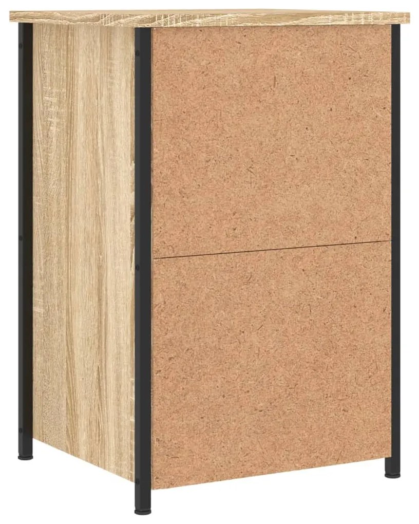 Mesa de cabeceira 40x36x60 cm derivados madeira carvalho sonoma