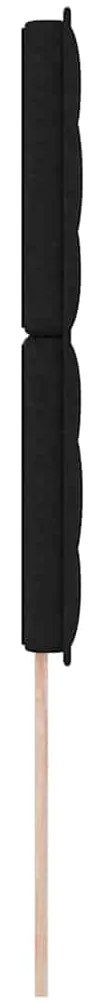 Cabeceira Design Linhas Preta 100 cm Tecido