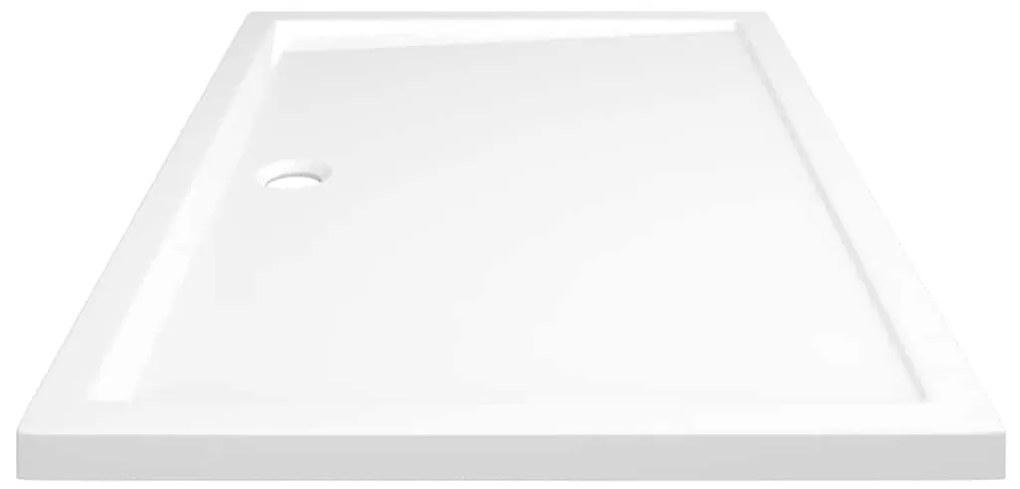 Base de chuveiro retangular 80x120 cm ABS branco