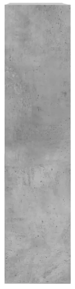Sapateira 80x21x87,5 cm derivados de madeira cinzento cimento