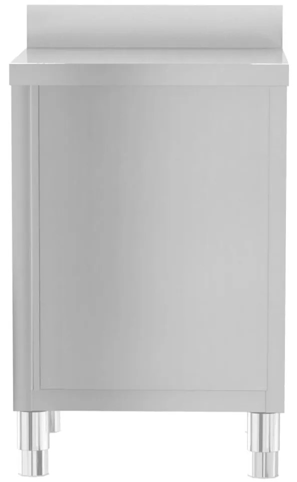 Armários de cozinha comerciais 3 pcs aço inoxidável