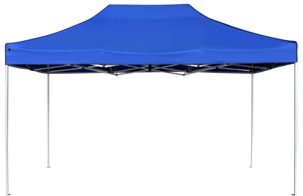 Tenda dobrável profissional para festas alumínio 4,5x3m azul