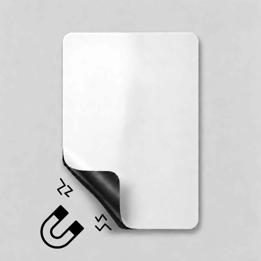 Quadro Branco Magnético A5 Riva Branco 210x150mm Reutilizável Apagável