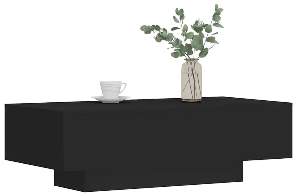 Mesa de centro 100x49,5x31 cm derivados de madeira preto