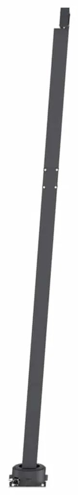 Toldo retrátil manual com LED 350x250 cm antracite