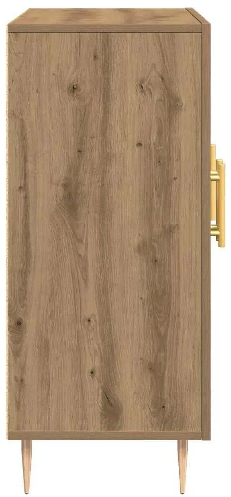 Aparador Artisan Carvalho 90x34x80 cm Madeira Engenharia