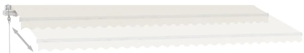 Toldo automático independente 600x350 cm cor creme