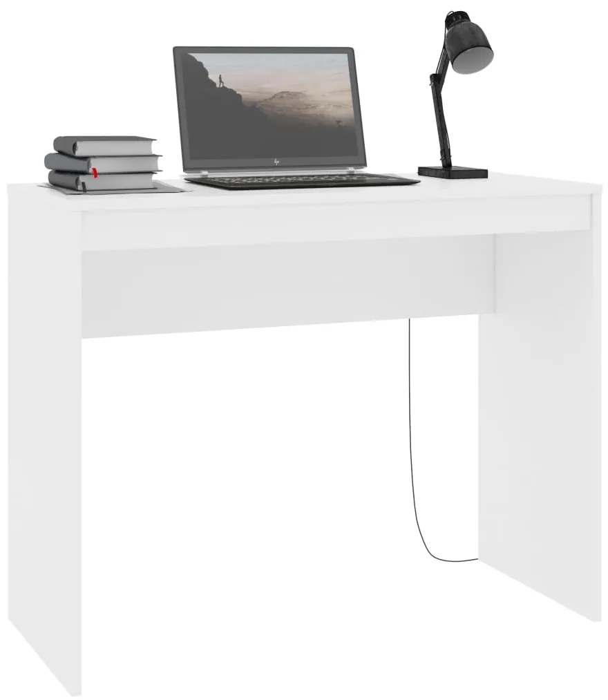 Secretária 90x40x72 cm derivados de madeira branco