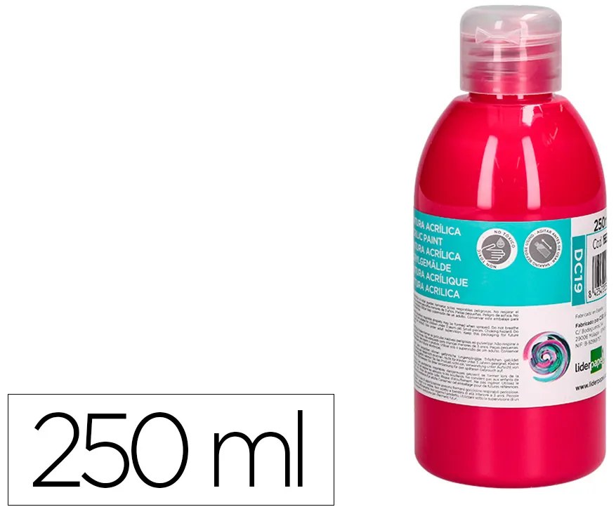 Pintura Acrilica Frasco de 250 Ml Magenta