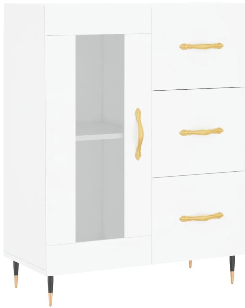 Armário alto 69,5x34x180 cm derivados de madeira branco
