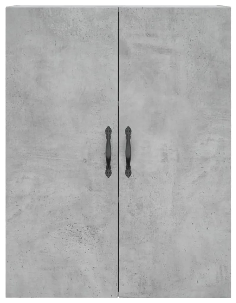 Armário alto 69,5x34x180 cm derivados de madeira cinza cimento