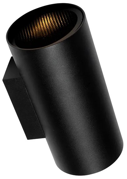 Candeeiro de parede redondo design preto - Sab Honey