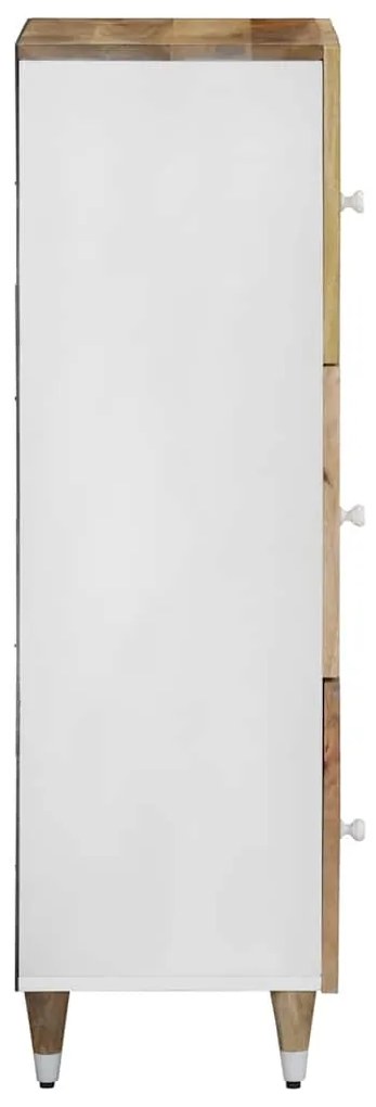 Aparador alto 40x33,5x110 cm madeira de mangueira maciça