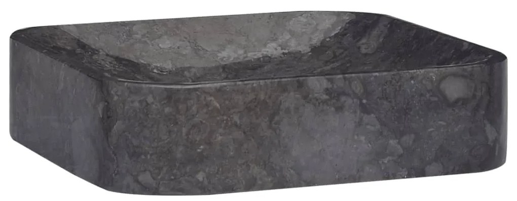149181 vidaXL Lavatório 40x40x10 cm mármore preto