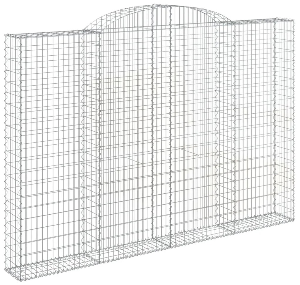 Cestos gabião arqueados 2pcs 300x30x200/220cm ferro galvanizado