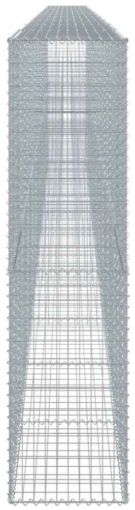 Cesto gabião com cobertura 1100x50x200 cm ferro galvanizado