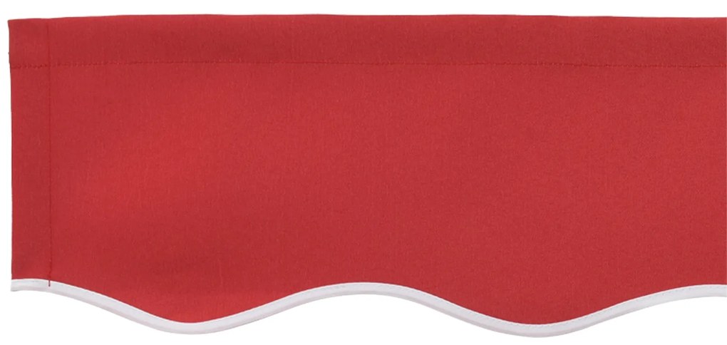 Tecido de substituição do toldo para estrutura de 2,5x2 m Vermelho