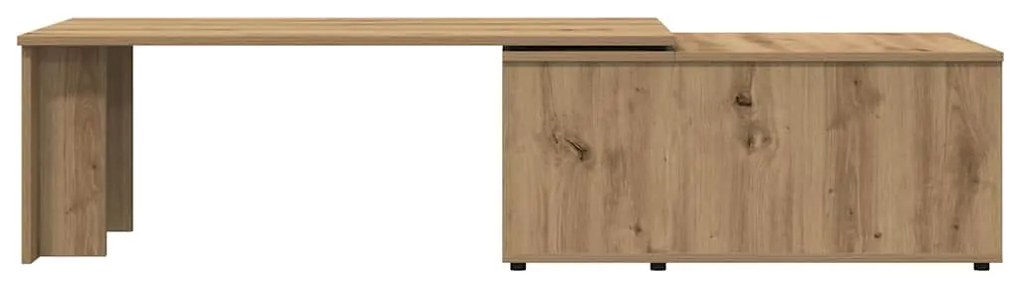 Mesa de centro 150x50x35 cm deriv. madeira carvalho artisiano
