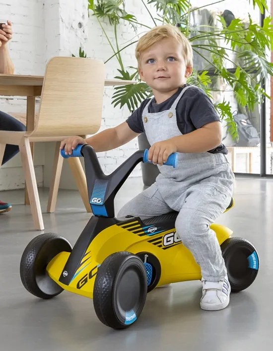BERG GO2 SPARX YELLOW ANDARILHO EVOLUTIVO BEBÉS 10 A 30 MESES