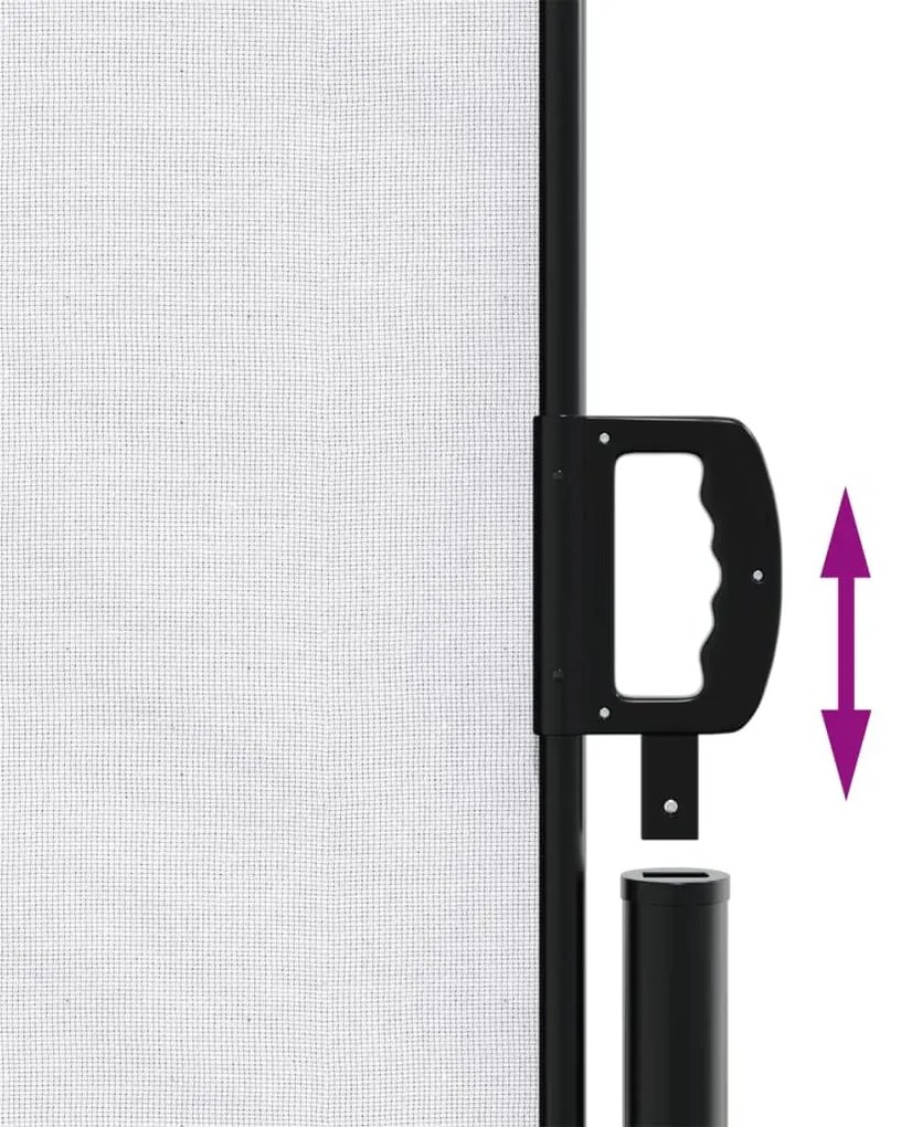 Toldo lateral retrátil 180x1000 cm branco