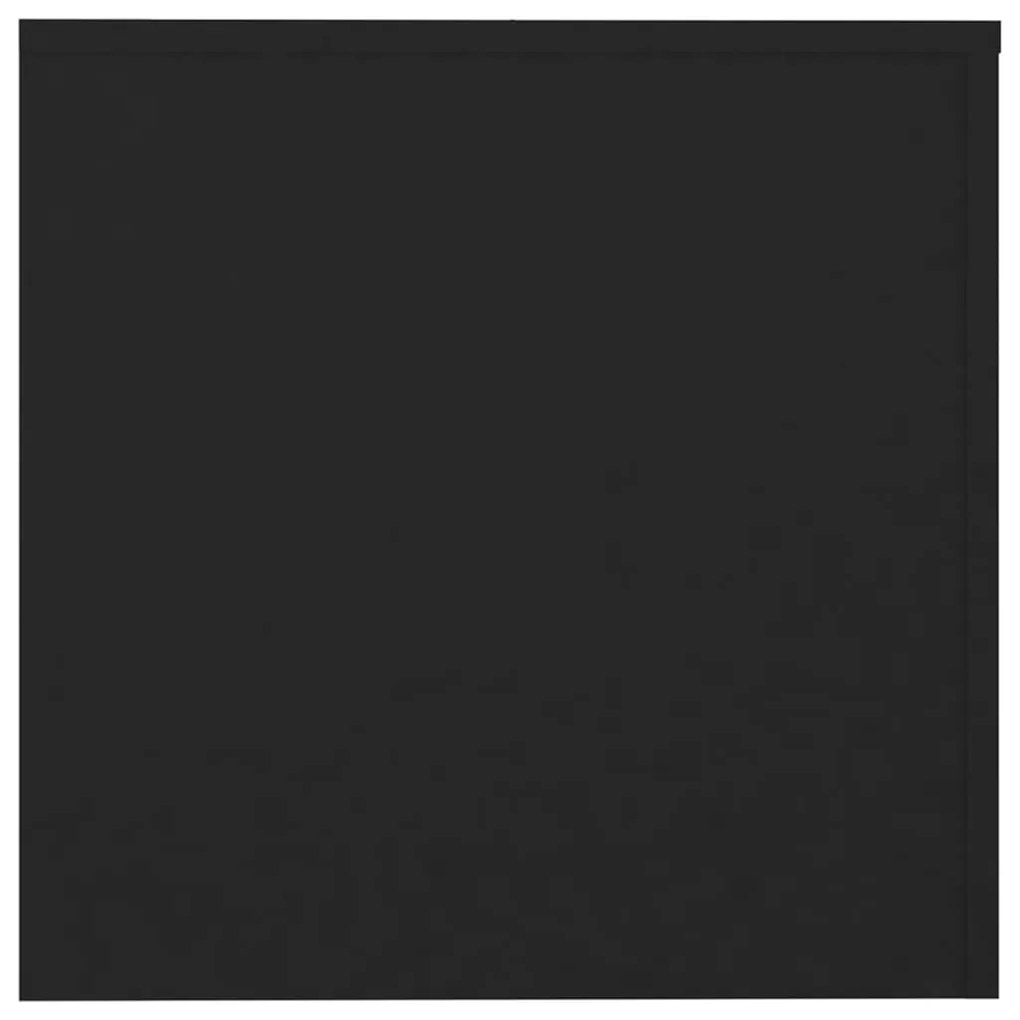 Mesas de apoio 3 pcs derivados de madeira preto