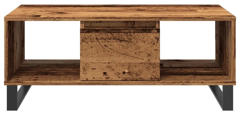 Mesa de centro 90x50x36,5 cm derivados de madeira madeira velha