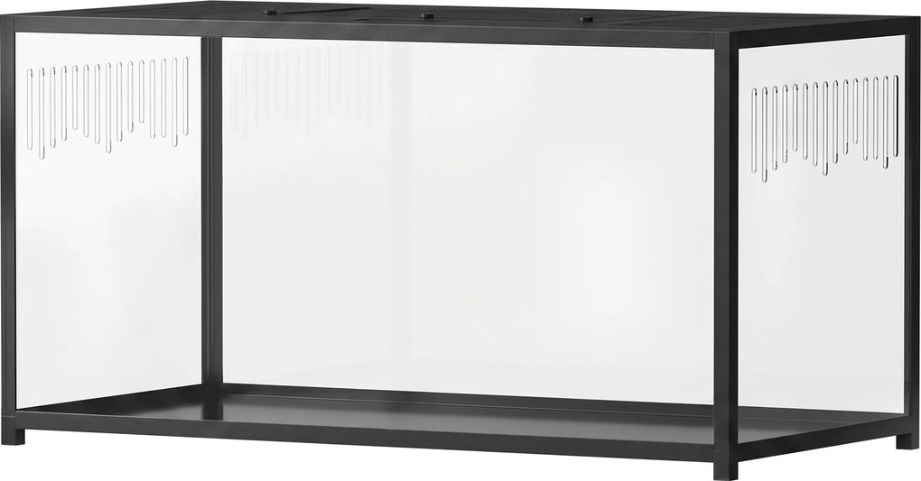 Gaiola para hamsters e roedores 100x50x52,5 cm (ACESSORIOS NÃO INCLUIDOS) com vista panorâmica de 360°, estrutura robusta em metal, espaço estanque, p