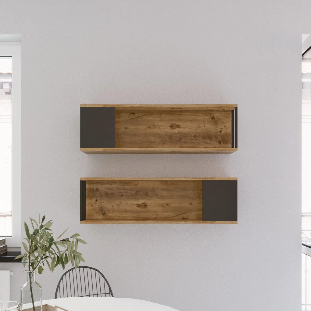 Prateleira de Parede VG18 – Pinho Atlântico – 100x29,6x22 cm