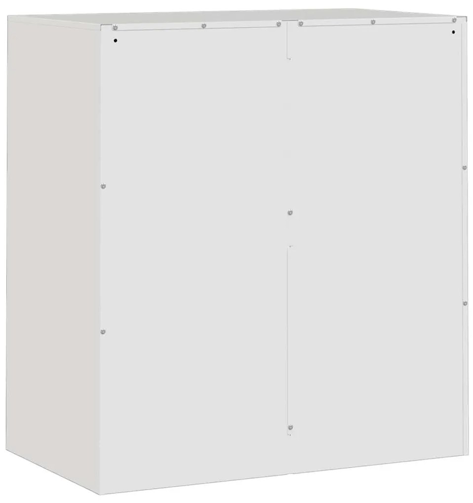 Aparador 67x39x73 cm aço branco
