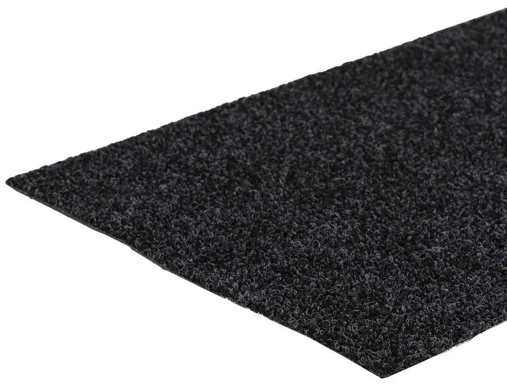 Tapetes de escada adesivos 30 pcs 60x25 cm retangular cinzento