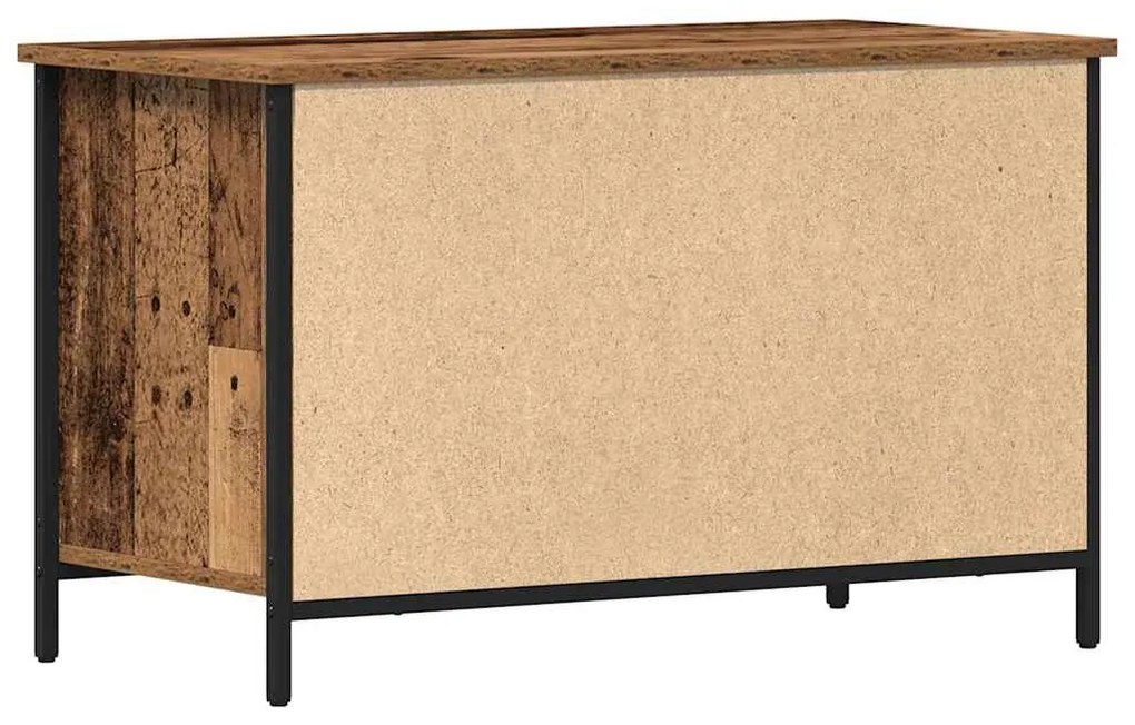 Estante para TV vidaXL Madeira Antiga 80x40x50 cm Madeira engenheirada