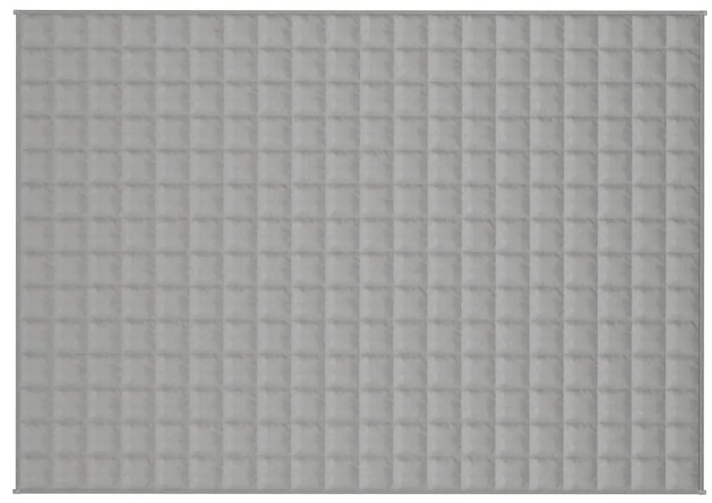 Manta pesada 6 kg 137x200 cm tecido cinza