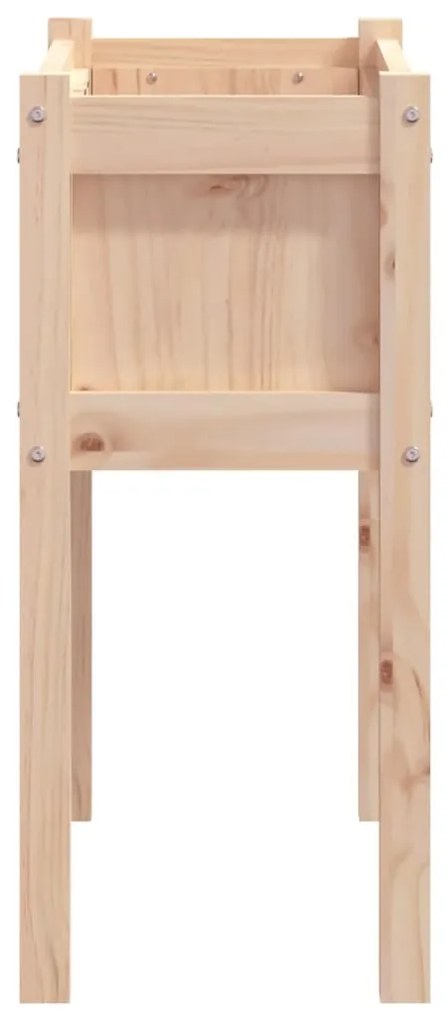 Vasos/floreiras de jardim com pernas 2 pcs pinho maciço