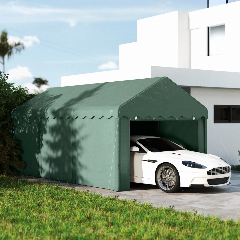 Tenda Garagem 6x3 m Tenda de Exterior para Carro Impermeável Garagem P
