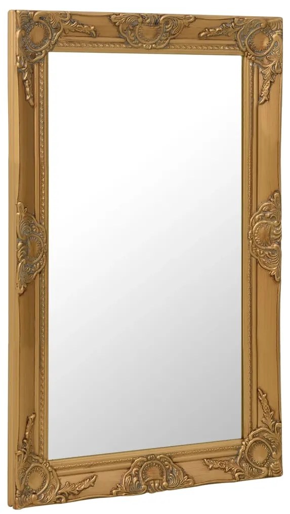 Espelho de parede estilo barroco 50x80 cm dourado