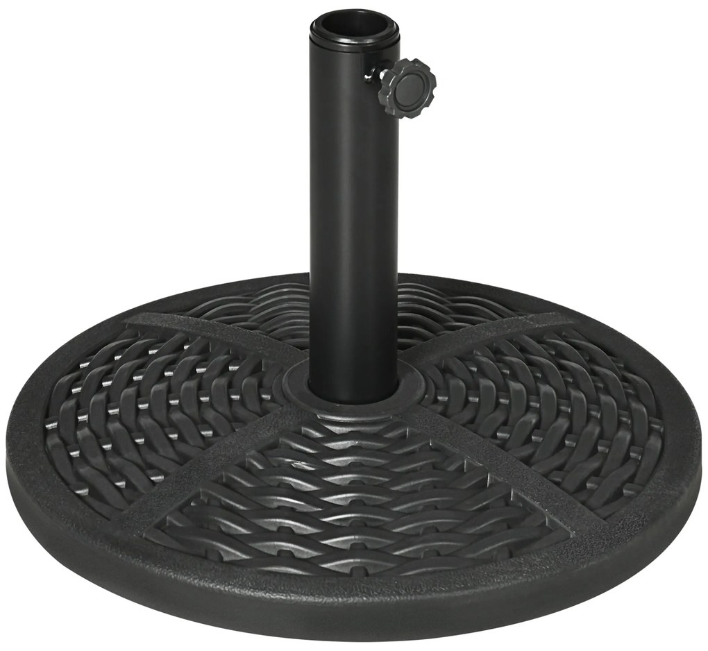 Base de Chapéu de Sol Redonda Suporte para Chapéu de Sol Preenchido de