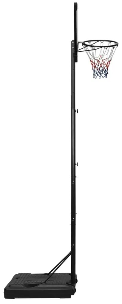 Tabela de basquetebol 280-350 cm policarbonato transparente