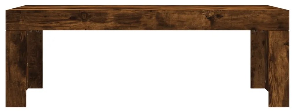 Mesa de centro 102x50x36 cm madeira processada carvalho fumado