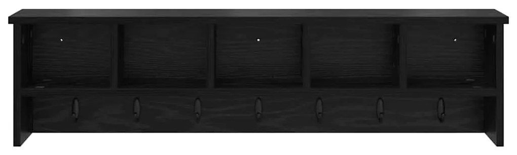 Cabideiro de Parede Carvalho preto 100 x 16 x 26 cm