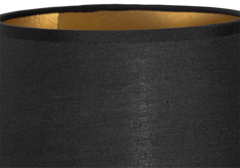 Candeeiro de parede moderno preto - Pluk