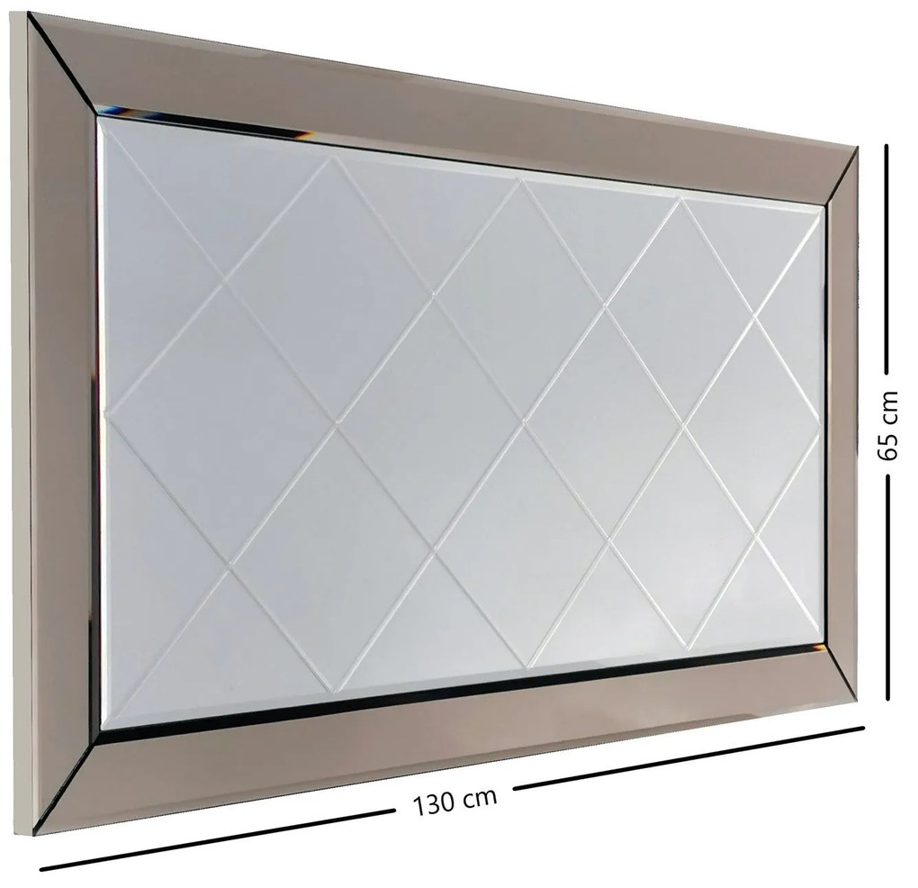 Espelho A330D – Prateado – 130x65x2,2 cm