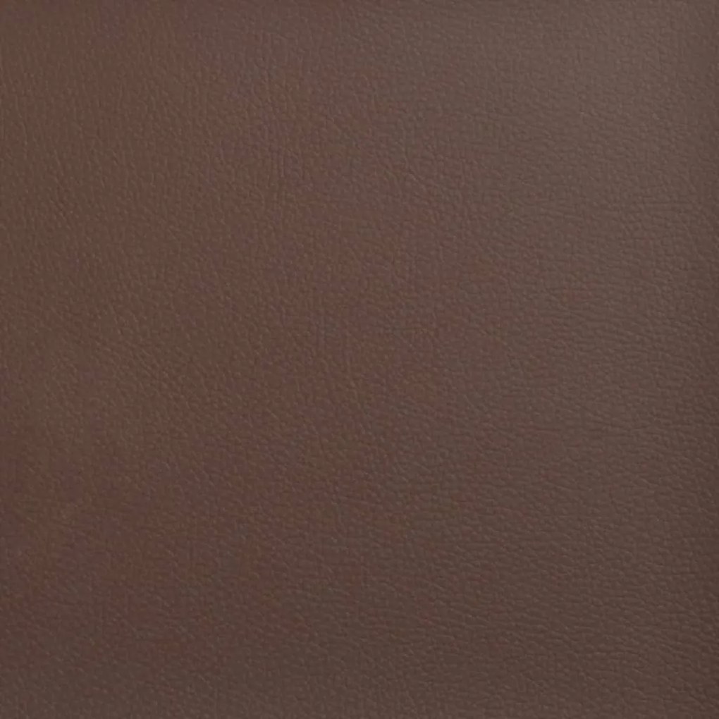 Almofadas decorativas 2 pcs 40x40 cm couro artificial castanho