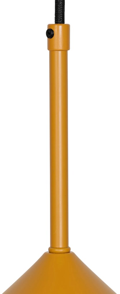 Candeeiro de suspensão design amarelo - Triangolo Design
