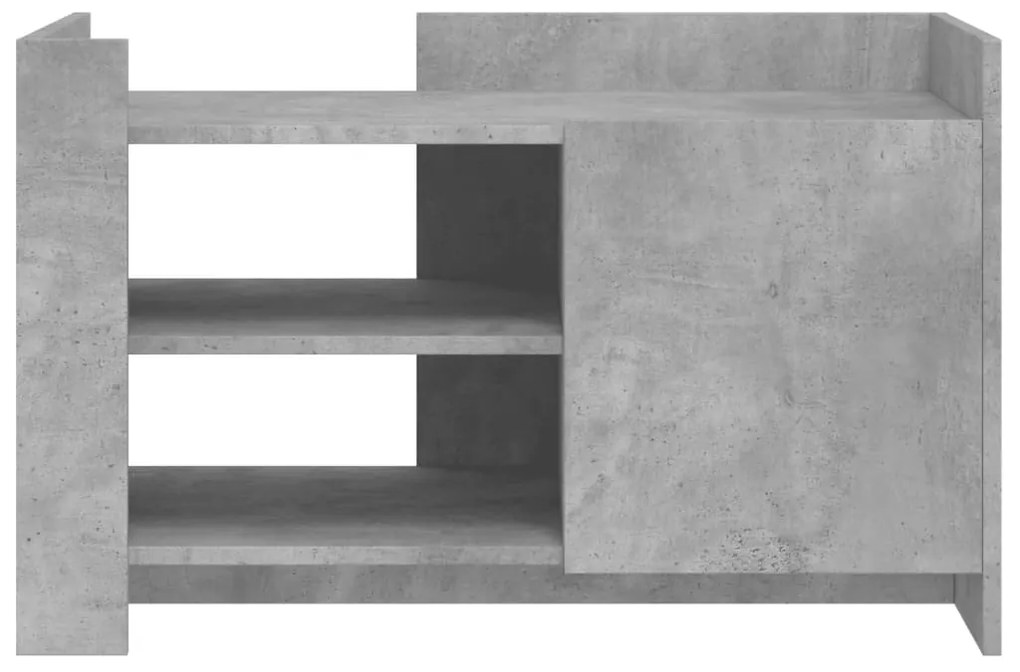 Mesa de centro 80x50x50 cm derivados de madeira cinza cimento