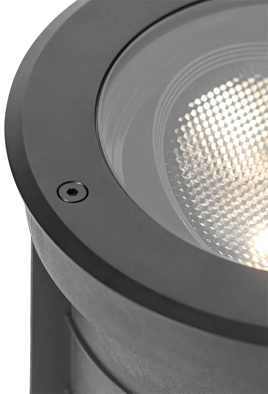 Conjunto de 6 focos de chão AR111 ajustáveis IP65 - Delux Honey Moderno