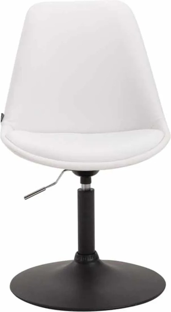 Conjunto de 4 cadeiras Jantar Maverick B em couro sintético branco