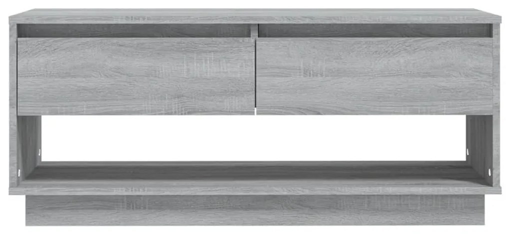 Móvel de TV 102x41x44 cm derivados de madeira cinzento sonoma